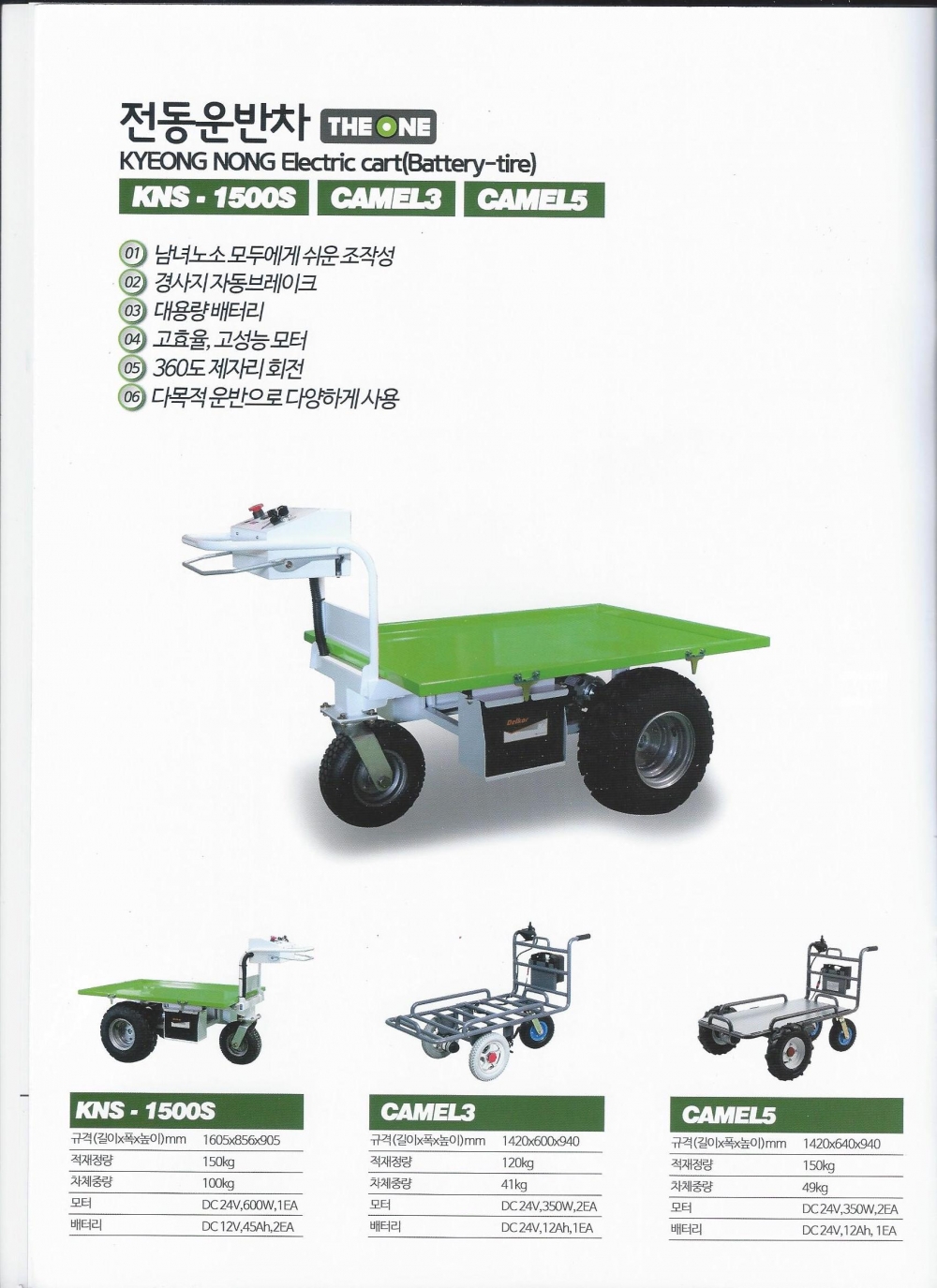 전동운반차 KNS-MDI-2023G